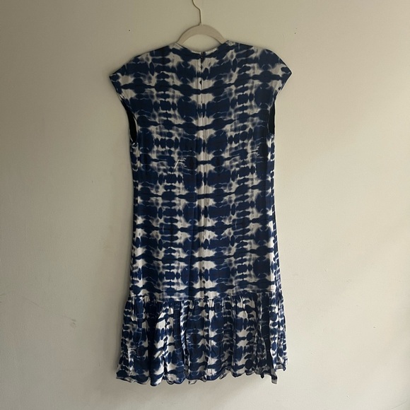 PROENZA SCHOULER Black Label Short Sleeve Tie Dye Dress Size 6 - Picture 8 of 11